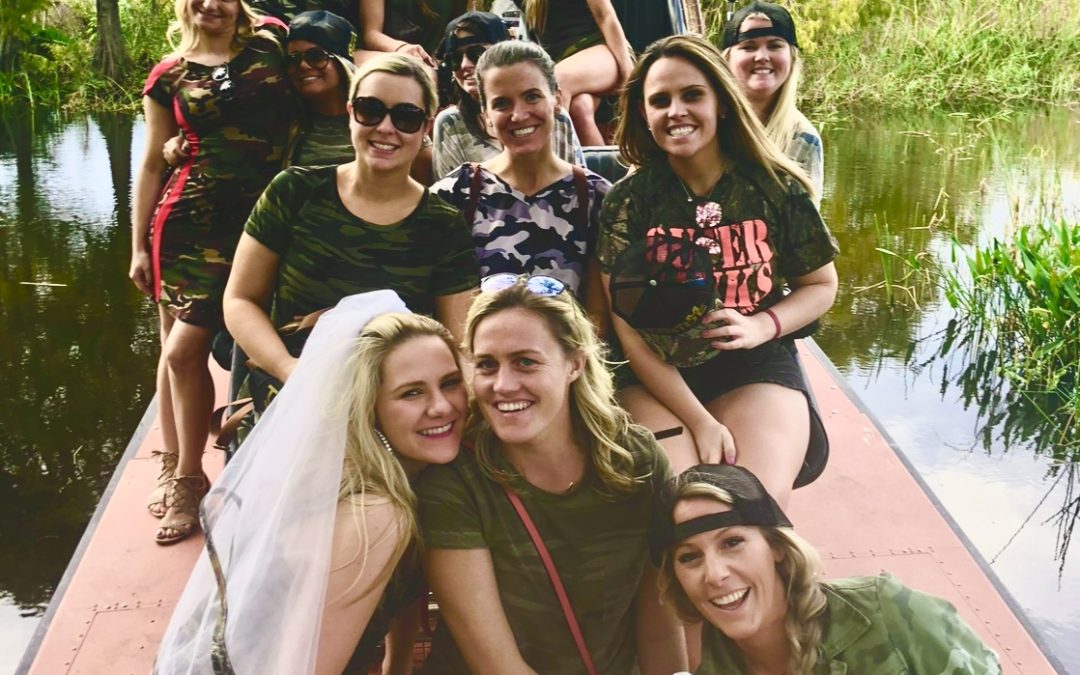 South Florida Bachelor and Bacherlorette Everglades Airboat Booze Cruises