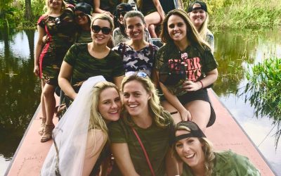 South Florida Bachelor and Bacherlorette Everglades Airboat Booze Cruises